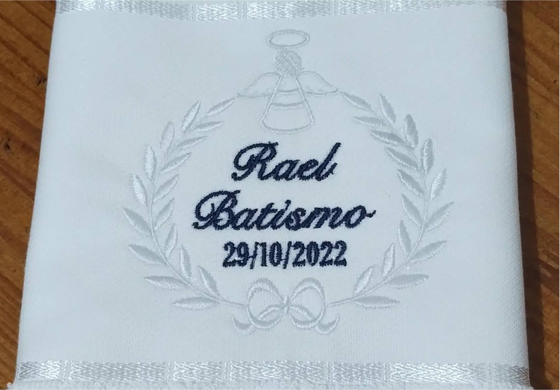 Toalha de Batismo Personalizada